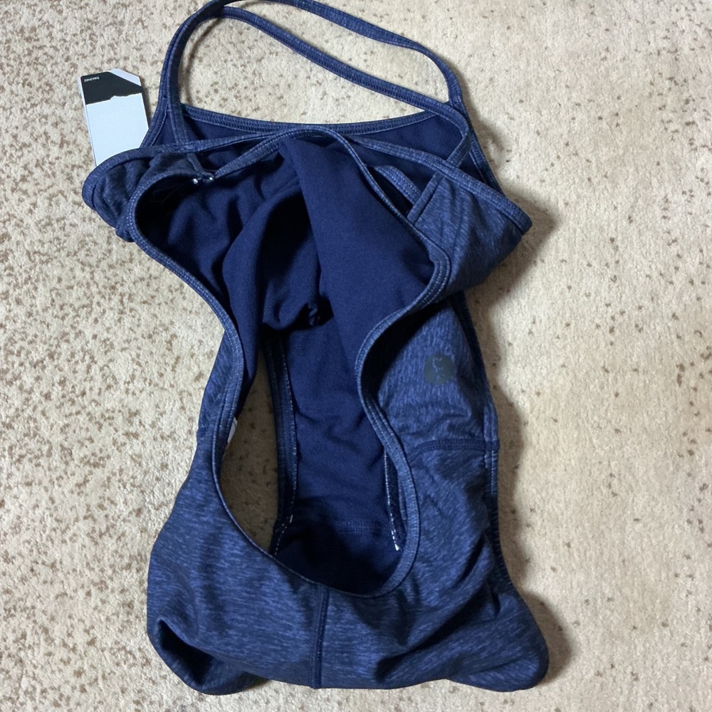 TYR Lapped Trinityfit One Piece Swimsuit Navy Blue‎ Durafast One TTLAP7A Size 30 - Picture 7 of 7